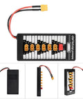 Fast Lane Parallel Charging Board For RC Drones And Racing Models, Balances 2S-6S LiPo Batteries At Once With XT60 Connector