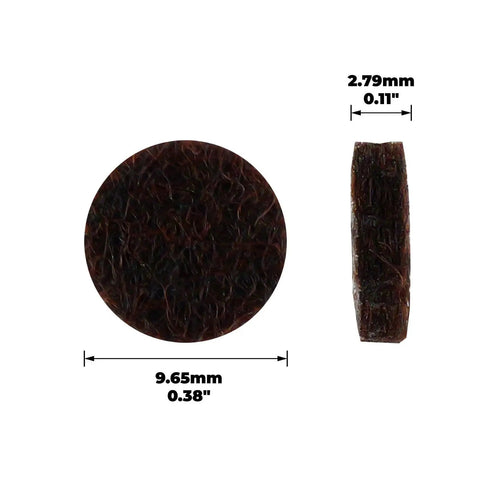 Three Eighths Inch Round Mini Self Stick Felt Furniture Pads For Hard Floors 84 Count Brown Noise Reducing Adhesive Furniture Moving Pads To Protect Beds Sofas Dressers And Other Surfaces