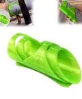 Three Piece Foam Pipe Cutter Kit For Insulation Lagging Cutting Handy Fixture, green foam cutter on insulation pipe