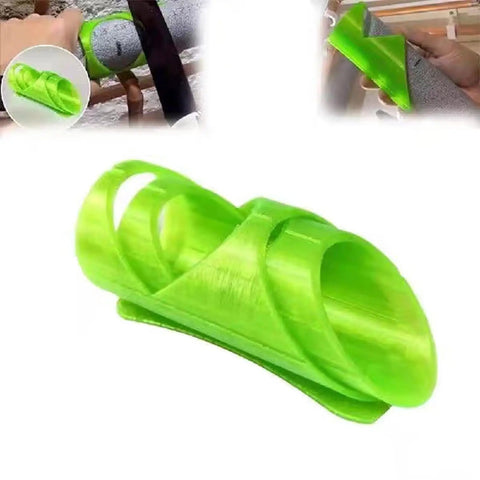 Three Piece Foam Pipe Cutter Kit For Insulation Lagging Cutting Handy Fixture, green foam cutter on insulation pipe