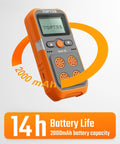 Guard-101 Four Gas Detector For H2S CO LEL And O2 With Vibration, Visual And Audible Alarms, shown with 2000mAh battery life