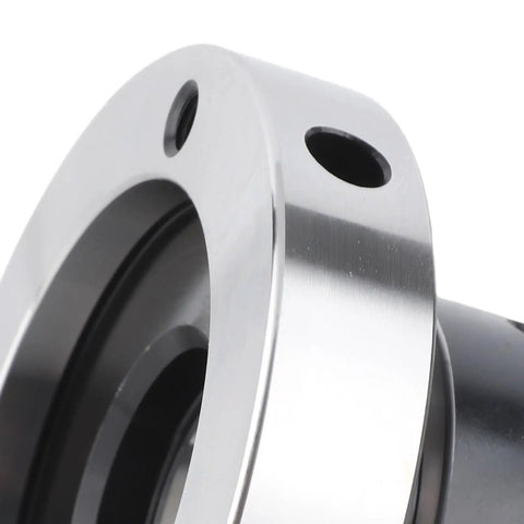 Close-up view of a Compact Clamping Collet Chuck For Cnc Milling Machine And Lathe With Er32 80Mm Diameter stable carbon steel build.