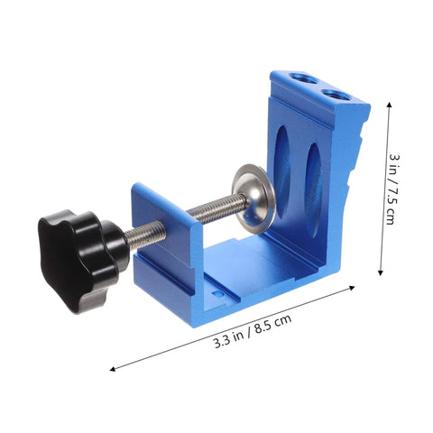 Pocket Hole Jig Kit For Woodworking With Easy Assembly, Dowel Kit And Drill Bit Guide, Durable Angle Hole Tool side view