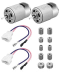 12V RS550 40000RPM Electric Motor Drive Engine set with connectors and gears for kids ride on car power wheel upgrade