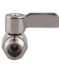 3/8 Inch NPT Male To Male Stainless Ball Valve With SUS316 Body And Ball Inline Shutoff Close-up View