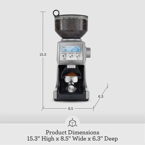 Smart Grinder Pro Coffee Grinder With 60 Settings For Espresso And Brew Dope Dose Control Digital Timer Programmable Grind