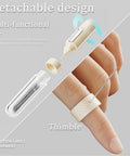 Must Have All In One 5 In 1 Automatic Needle Threader With Seam Ripper Magnetic Needle Minder Thimble And 8 Hand Sewing Needles