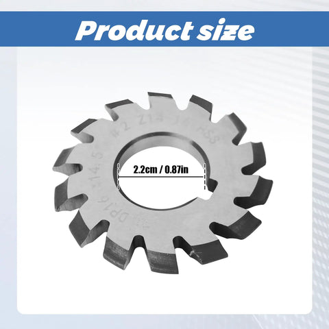 7/16 Inch R8 Shank Milling Arbor And Gear Cutter Holder With 22mm Bore focus on gear cutter size and teeth