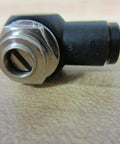 Throttle Check Valve 0821200216 Pack of 2, pneumatic flow control valve, side view, showing compact design for cylinders and manifolds