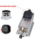 Air Cooled Square Spindle Motor For CNC Router Machine With Edge Junction Box Style For Milling 6KW High Torque