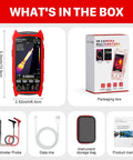 2 In 1 Thermal Imaging And Multimeter Camera With 256x192 Infrared Sensor, accessories including probes and manual