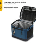 Open Everyday 8 Can Soft Sided Cooler That Goes Anywhere For Lunch And Beach Trips Insulated Portable Cooler Tote with insulated interior.