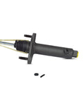 Heavy Duty PreFilled Clutch Master Cylinder And Slave Cylinder Kit Fully Bled Hydraulic System For Chevy Blazer S10 Jimmy Sonoma 1992 To 1998 4.3L V6 Plug And Play Bolt On cylindrical design with fittings and rubber seal.