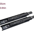 Robust Bottom Mounted Hidden Under Cabinet Drawer Slides Adjustable From 8 To 22 Inches, 9.84 inch metal slides.