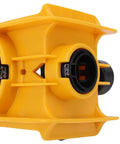 Heavy Duty Door Lock Hole Saw Set With Premium Hss Steel Blades And Sturdy Guide For Super Fast Wood And Metal Frame Installation Jobs Made Easy, yellow guide set for 1 3/4in door cutouts