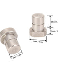 Pro Grade Twenty Millimeter Bench Dogs Set Stainless Steel Table Stops Locating Blocks for woodworking clamping on MFT tables