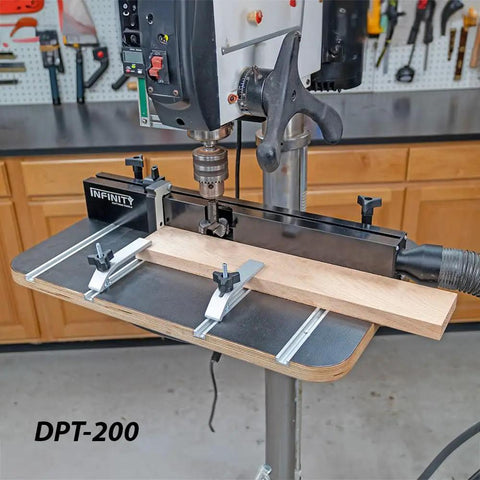 Drill Press Table Package With Pro Grade Fence And Flip Stop 16 By 24 Inch Plycore Top With Microdot Laminate Bottom Balance