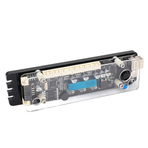 GRBL 32 Bit CNC Engraving Control Board with Optimized Algorithms, 2 Axis Engraver Board, clear panel and connectors