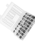 Slotted Spring Pin Assortment Kit 280 Stainless Steel Roll Pins Heavy Duty Tension Dowels With Box M1.5 M2 M2.5 M3 M4 M5 M6 M8