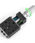 X Axis Micrometer Translation Stage With Linear Motion, 13mm Travel, 5um Accuracy, 2kg Load Capacity, Ball Guide Rail, Optical Sliding Table