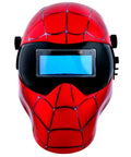 Spiderman Gen Y Auto Darkening Welding Helmet Dope With Ear To Ear Vision 23 Square Inches Viewing Area 2 Arc Sensors Solar Powered