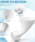 RV Water Inlet Funnel With 3.4 Inch Wide Mouth For Fast Fresh Water Tank Filling made from eco-friendly PLA plastic