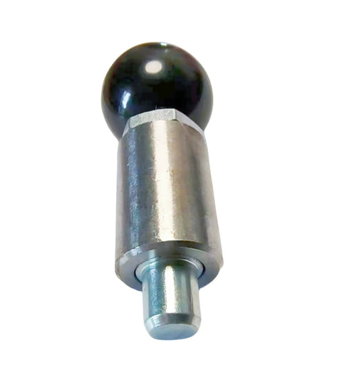 Heavy Duty Steel Spring Loaded Pull Pins For Home Gyms And Commercial Machines Half Inch Diameter Two Pack with smooth ball handle.