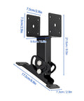 Adjustable Pergola Roof Riser Brackets For Outdoor Gazebo Tough As Nails Metal Supports Flexible Angle Brackets Weatherproof Powder Coated Steel