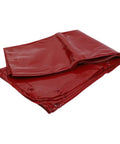 Heavy Duty Welding Curtain Screen 6 By 6 Feet Flame Resistant Vinyl Shield with UV Protection Level 6 Red Portable Industrial Barrier