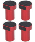 Four Pack Aluminum Alloy Bench Dogs Clamp With Non Slip Pads For Woodworking Tables 19mm And Three Quarters Inch Size