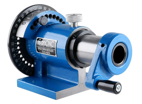 ER32 Shop Ready Pro Grade Precision Spin Index With Wrench For Indexing And Grinding, Five Inch Plate With Thirty Six Holes