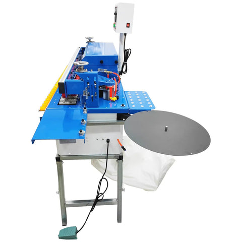No Hassle Automatic Edge Banding Machine Heavy Duty Workhorse For Straight And Curved Boards Smart Control Dual Side Trimmer side view