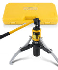 20T Hydraulic Gear Puller Kit With 2 Or 3 Jaw Puller, includes yellow handle and case, for industrial maintenance and repair
