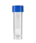 Set Of 50 Clear 5ml Plastic Vials With Graduated Measurements Blue Screw Caps See Through Body And Easy Snap On For Grab And Go Sampling Of Liquids Powders And Small Solids In Labs Crafters Or Field Work, clear 5ml vial