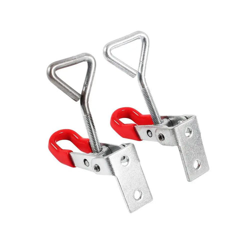 2 Pack Adjustable Draw Latch Set Spring Loaded Toggle Lock With Anti Metal For Boxes Cases Chests Cabinets Drawers And Closets