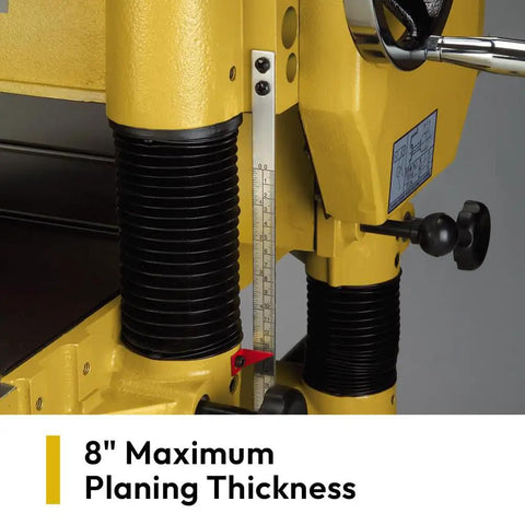Badass 20 Inch Helical Wood Planer With 5 Horsepower Motor And 230 Volt Setup Delivering Silky Smooth Surfacing On Rough Lumber Featuring 100 Replaceable Carbide Heads