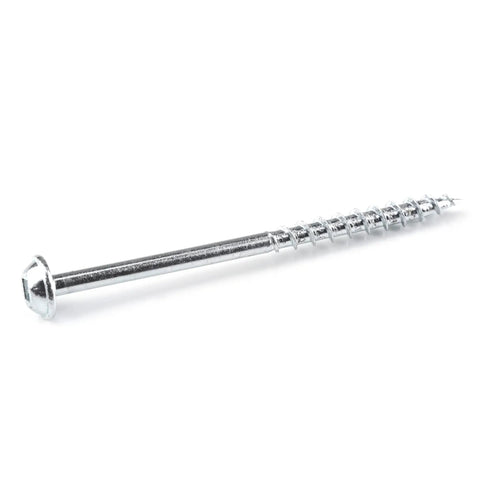 Zinc Pocket Hole Screws For Cabinetry And Furniture Builds, Two And A Half Inch Coarse Thread With Maxi Loc Head, Indoor Use
