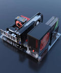 DIY Acrylic Open Frame PC Case For MATX ITX Motherboards Gaming And Test Bench Rack For Custom PC Builds With High Transparency