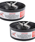 Cross Blade Replacement For NutriBullet RX N17 1001 2 Pack Upgraded Base With Tighter Nut Compatible 1700W Extractor Blenders