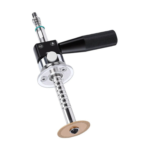 Internal Pipe Cutter Tool With Four Inch Scale And Adjustable Depth Gauge showing cutting blade and handle