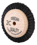 Built Like a Tank Heavy Duty Jewelry Polishing Buffing Wheel With Durable Bristle Hair Brush for Bench Grinder setup, 65-68 mm size.