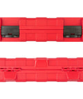 Red carrying case for Half Inch Drive Hex Impact Socket Set, 24 Piece With Case, Includes 1/4 to 3/4 Inch and 6 to 19 mm Hex Sockets