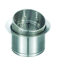 Stainless Steel 3-In-1 Kitchen Drain Flange With Removable Lid, Water-Holding Cap, And Built-In Sink Strainer For Garbage Disposals