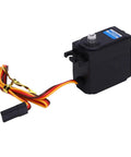 Heavy Duty 22G Digital RC Servo With Solid Metal Gears Brings Hella Smooth Steering Precision in compact design for 1/14 scale models.