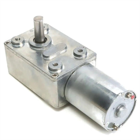 Hella Durable Metal Worm Gear Speed Reducer Motor 6V 12V 24V DC Reversible Plug And Play Operation strong metal gearbox with torque shaft