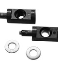 Heavy Duty Nylon Hinge Pin Kit For Framed Shower Doors With Continuous Hinge 5 16 Inch Diameter And 5 8 Inch Barrel Length Straight Up Knockout Quality Makes No Brainer Repairs Include Two Pins And Washers, showing two nylon pins and washers.