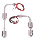 Heavy Duty Stainless Steel Double Ball Float Switch Water Level Sensor For Tanks And Pools 300mm Long 220V AC Switching