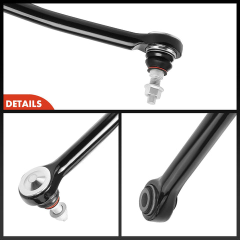 Front Suspension Track Bar Panhard Bar With Ball Joint And Bushing For Ford F 250 Super Duty 2017 To 2020 And F 350 Super Duty 2017 To 2020, Fits 4WD Models Only, No HD Suspension, Black Steel With Anti Corrosion Finish, close-up details