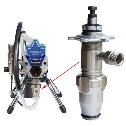 Airless Paint Sprayer Pump Replacement For 390 395 490 495 595 Pro 210 Pro 210PC 230PC Replaces 17C721 shown with sprayer