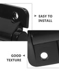 Close-up of black Torque Door Hinge 1.8Nm Compact Alloy Cabinet Hinge Replacement For Kitchen And Bathroom Cabinets Built From Zinc Alloy